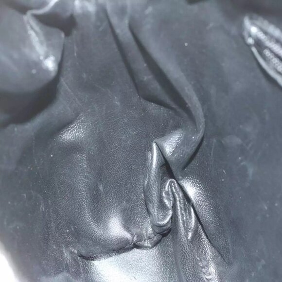 Salvatore Ferragamo Shoulder Bag Leather Navy Auth - Picture 5 of 16